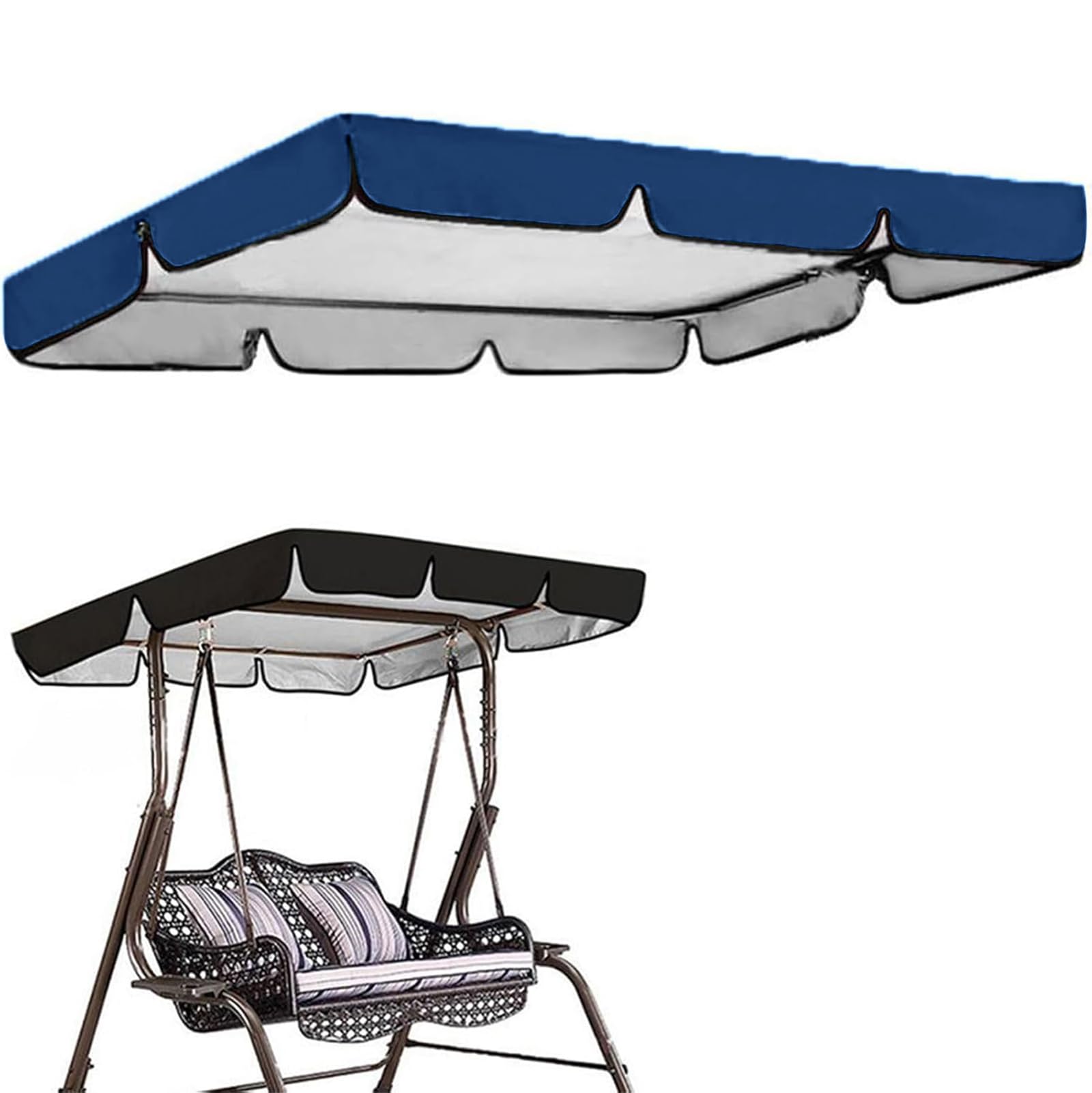 Dondolo da giardino impermeabile – Copertura parasole per 2 e 3 posti – Ultimate Outdoor Swing Chair Protezione dai raggi UV