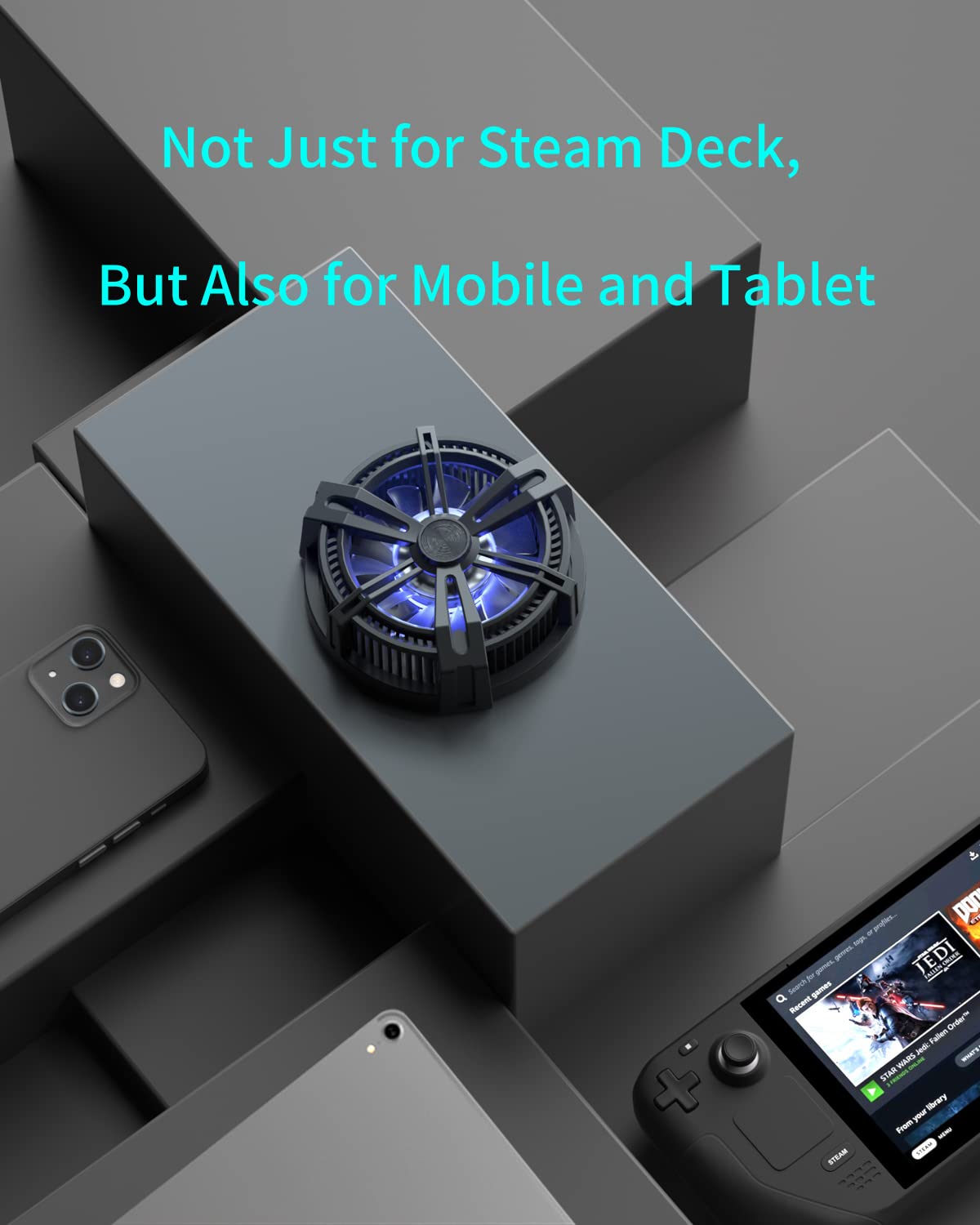 Amazon.co.jp: YIGORN スチームデッキファンクーラー、SteamDeck