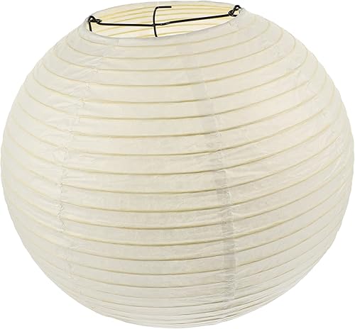 Lámpara de araña de bola, pantalla de papel, lámpara vintage, pantalla de lámpara redonda china para mesa, farol colgante de lámpara pequeña,