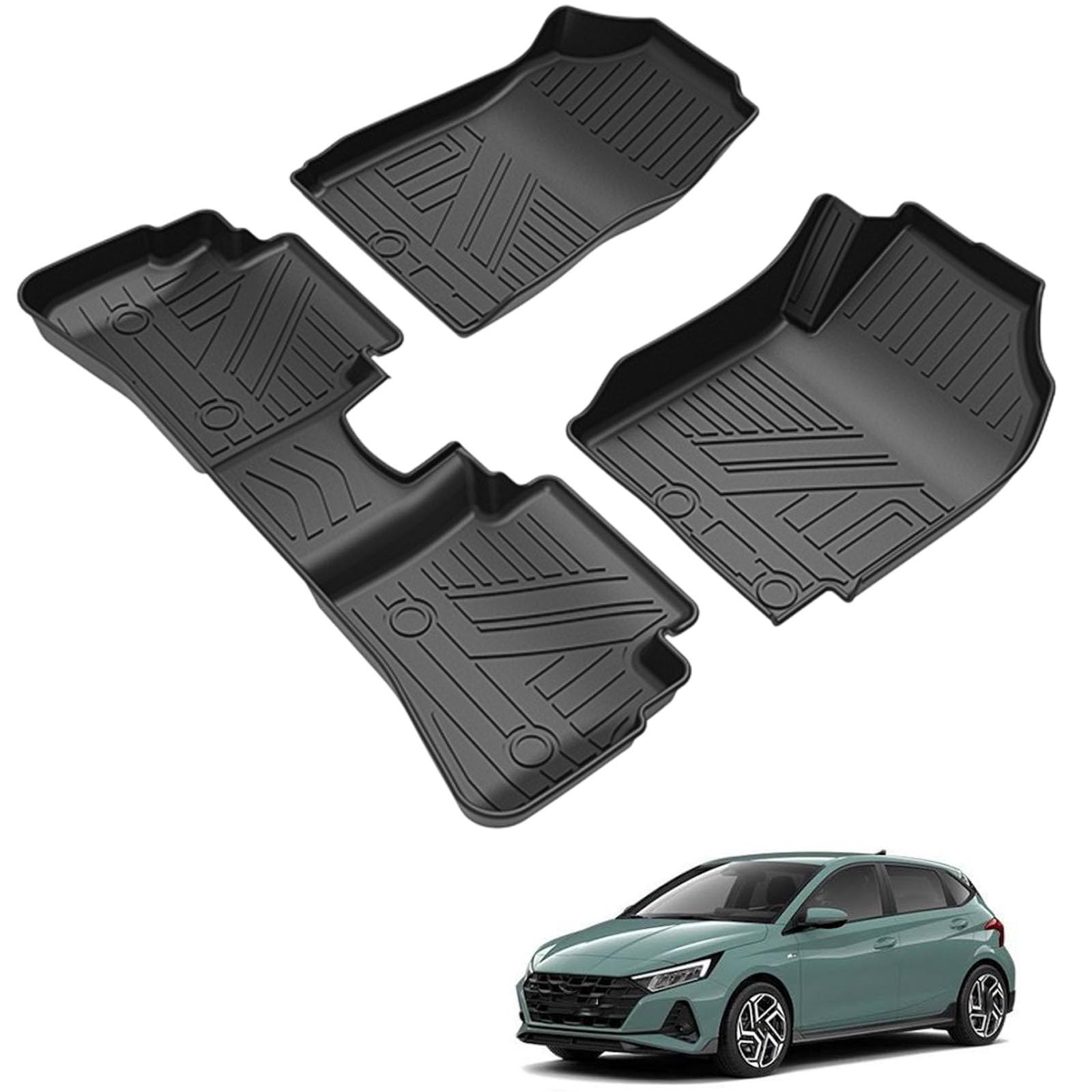 PAPEP Floor Mats for Hyundai i20 2024 RHD