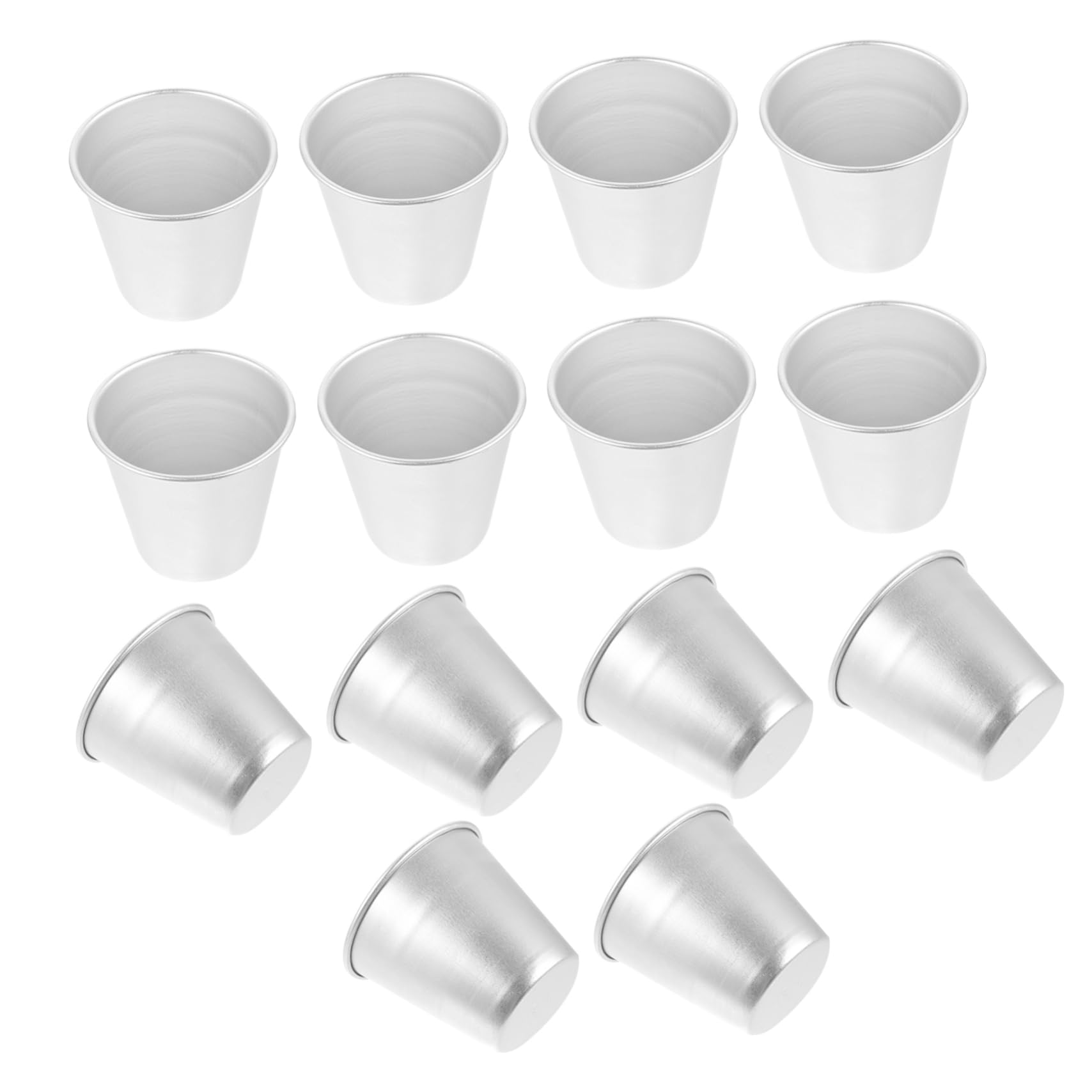 OKUMEYR 15pcs Aluminum Alloy Baking for Cakes and Puddings Non-stick Design for Home and Bakery Use