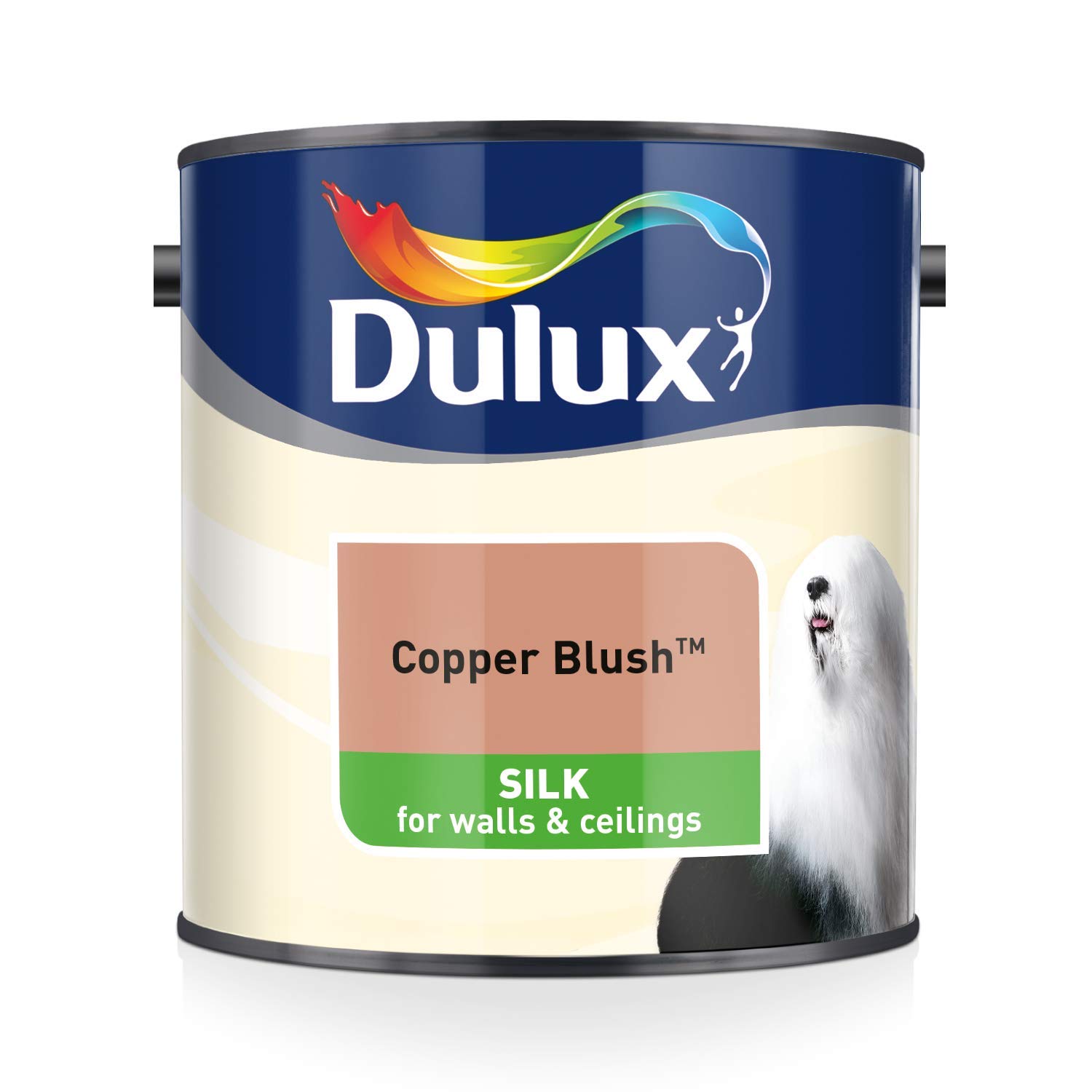 Dulux Copper Blush Silk Emulsion Paint 2.5L - Walls & Ceilings - Orange Silk Finish