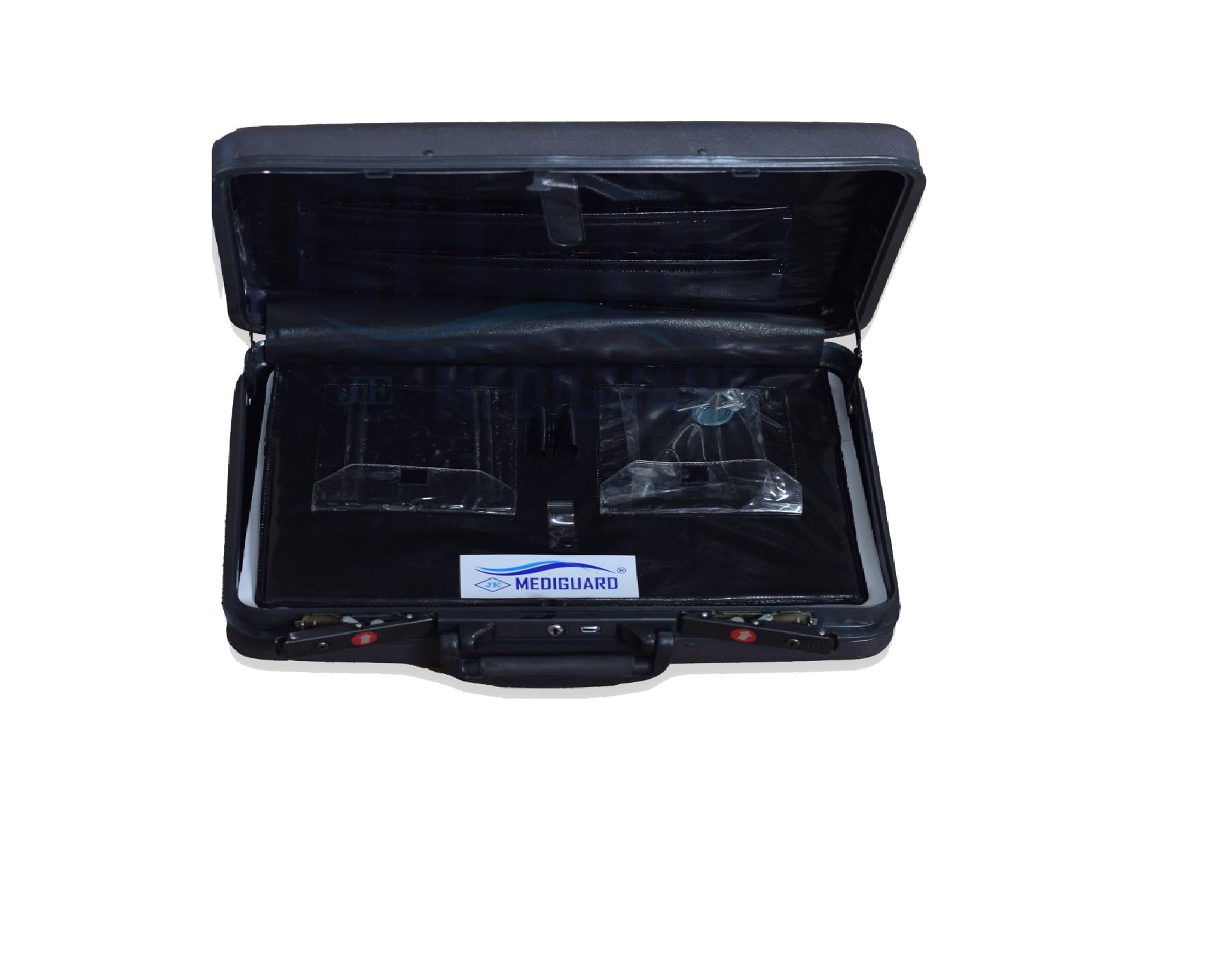 Doctor Briefcase Bag With Organised Space For Keeping Medical Equipment Used In Clinics Size : 44Cm X 32Cm X 12Cm, Black
