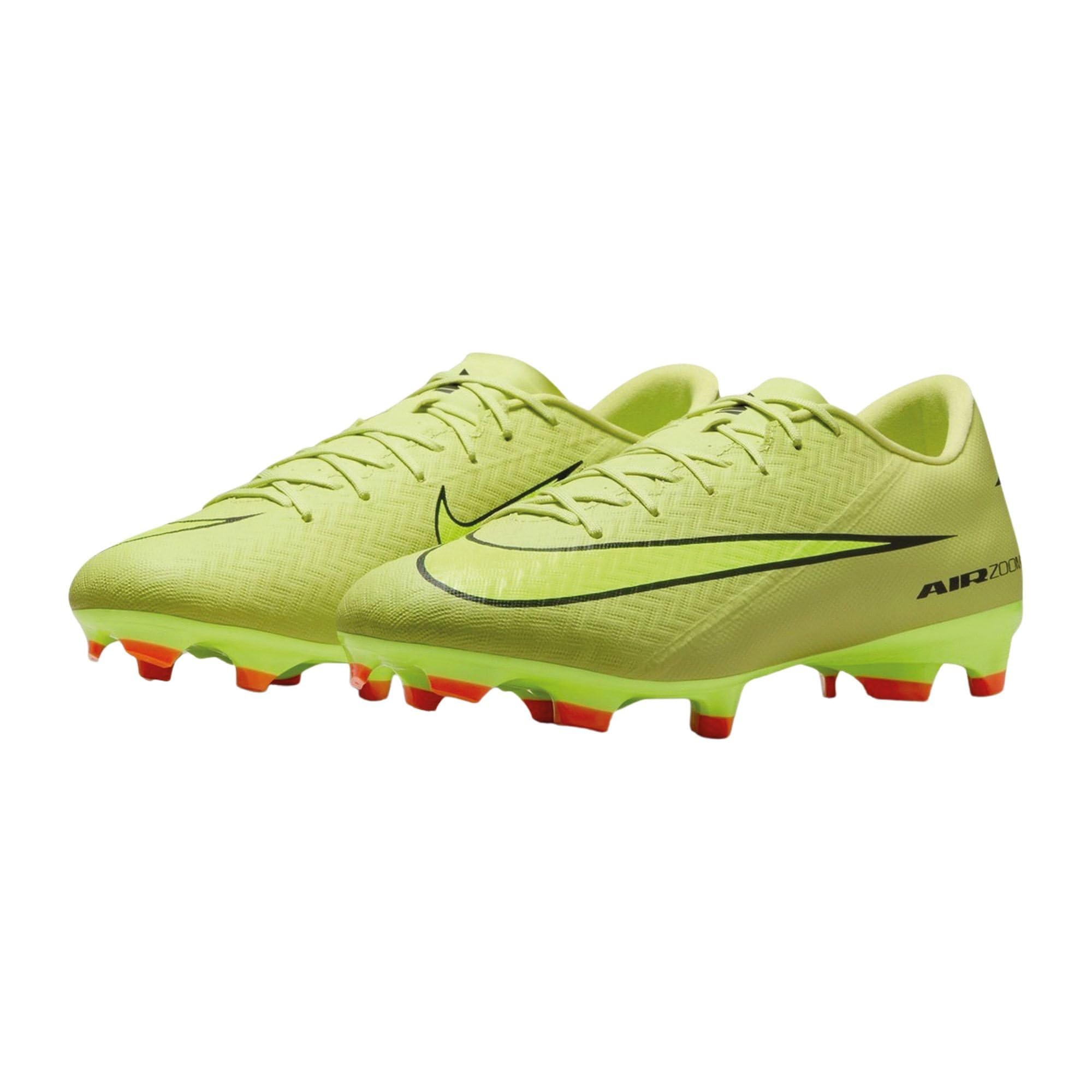 Nike Unisex Zm Vapor 16 Academy FG/MG Football Shoes, Limelight/Volt/Hyper Crimson, 8.5