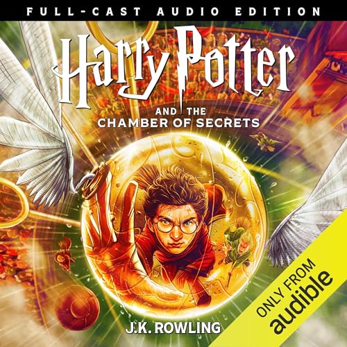 Harry Potter and the Chamber of Secrets (Full-Cast Edition) Audiolibro Por J.K. Rowling arte de portada