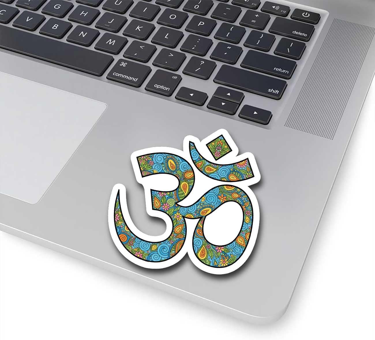 30PCS Buddha Mandala Stickers Pack – Spiritual Boho Yoga Vinyl Stickers for Laptop, Water Bottle, Journal – Chakra, Hamsa, Om, Zen Meditation Aesthetic image 3
