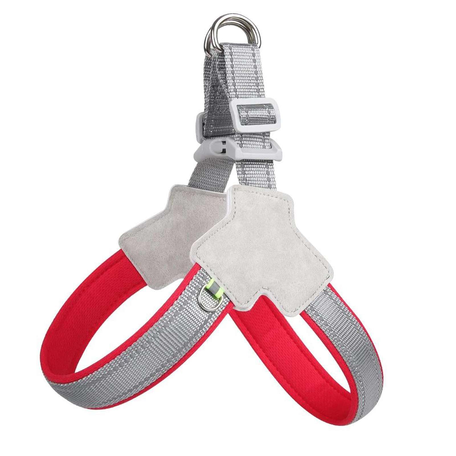 Harnais réfléchissant pour Chien de Compagnie pour Petits Chiens Moyens Harnais pour Chat Chiot Sangle de Poitrine Carlin Chihuahua Bouledogue