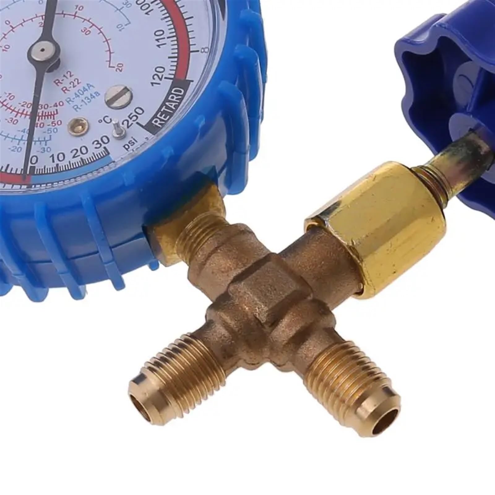 Manómetro de presión de recarga de refrigerante de aire acondicionado K1KA 220PSI 500PSI 1 pieza