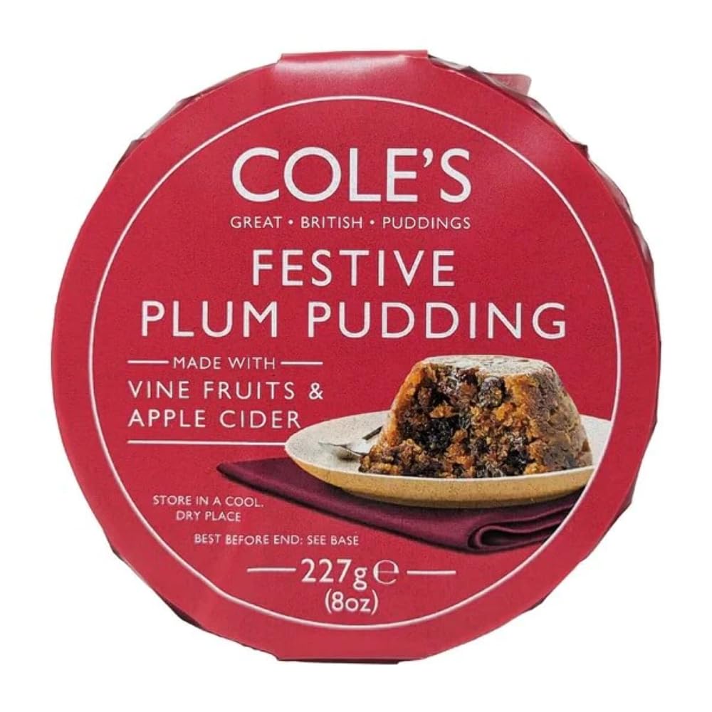 Amazon.com : Cole's Festive Plum Pudding - 8oz (227g) : Grocery