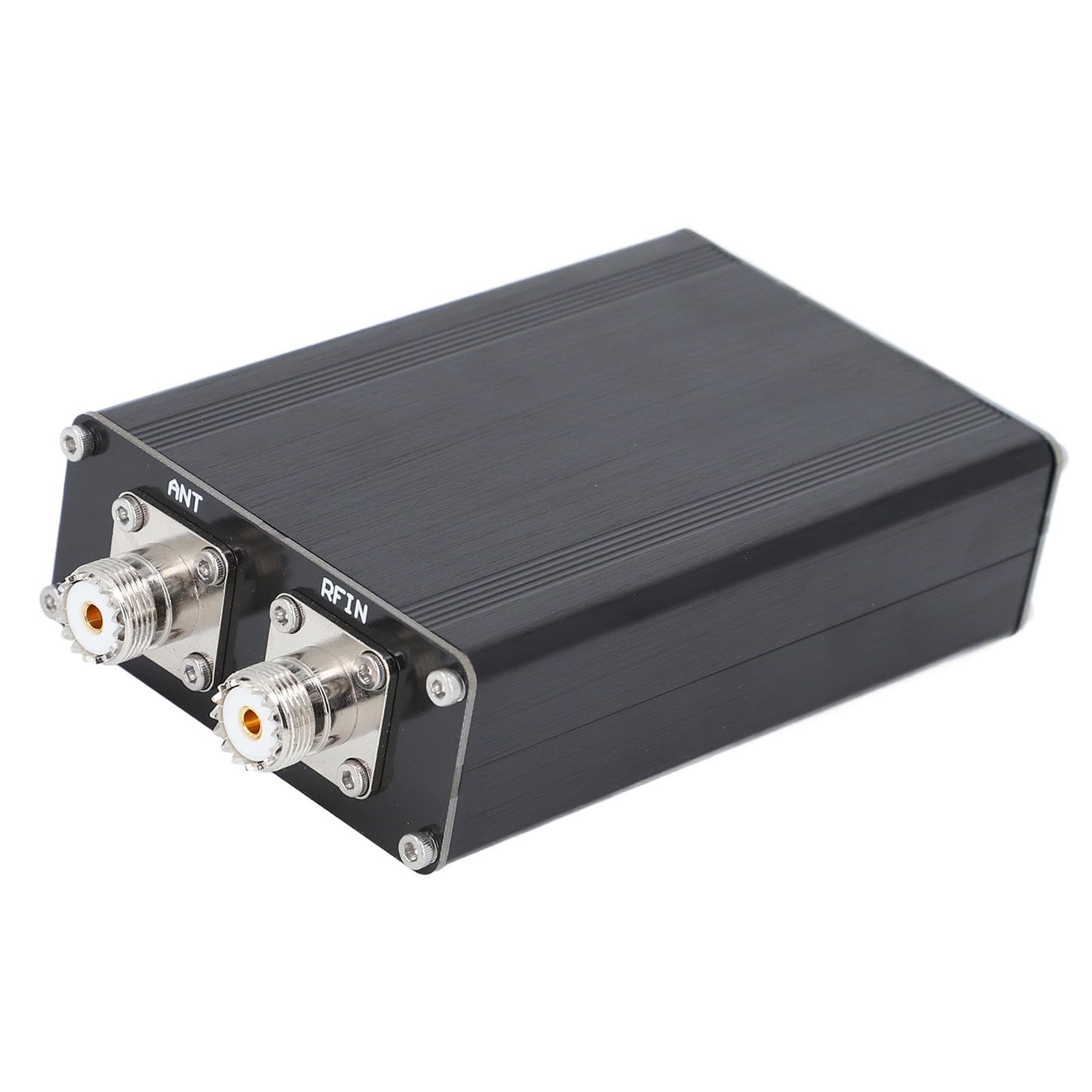 Cryfokt Sintonizador de Antena Automático Sintonizador de Aluminio para Transmisión de Radio de Onda Corta Pantalla de 0,96 Pulgadas