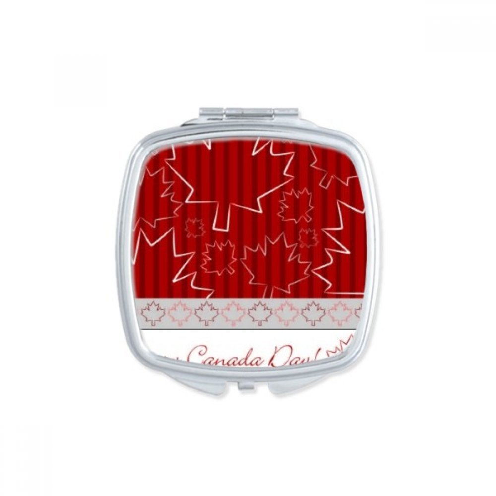 Miroir compact feuille d'érable parfait dans votre sac pour vos retouches en voyage