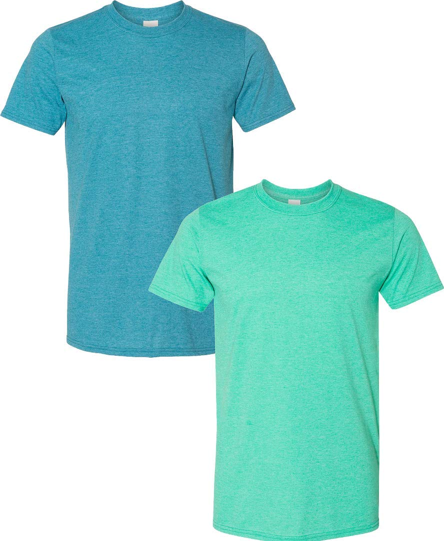 GildanMen's Softstyle Cotton T-Shirt, Style G64000, (2 Pack)
