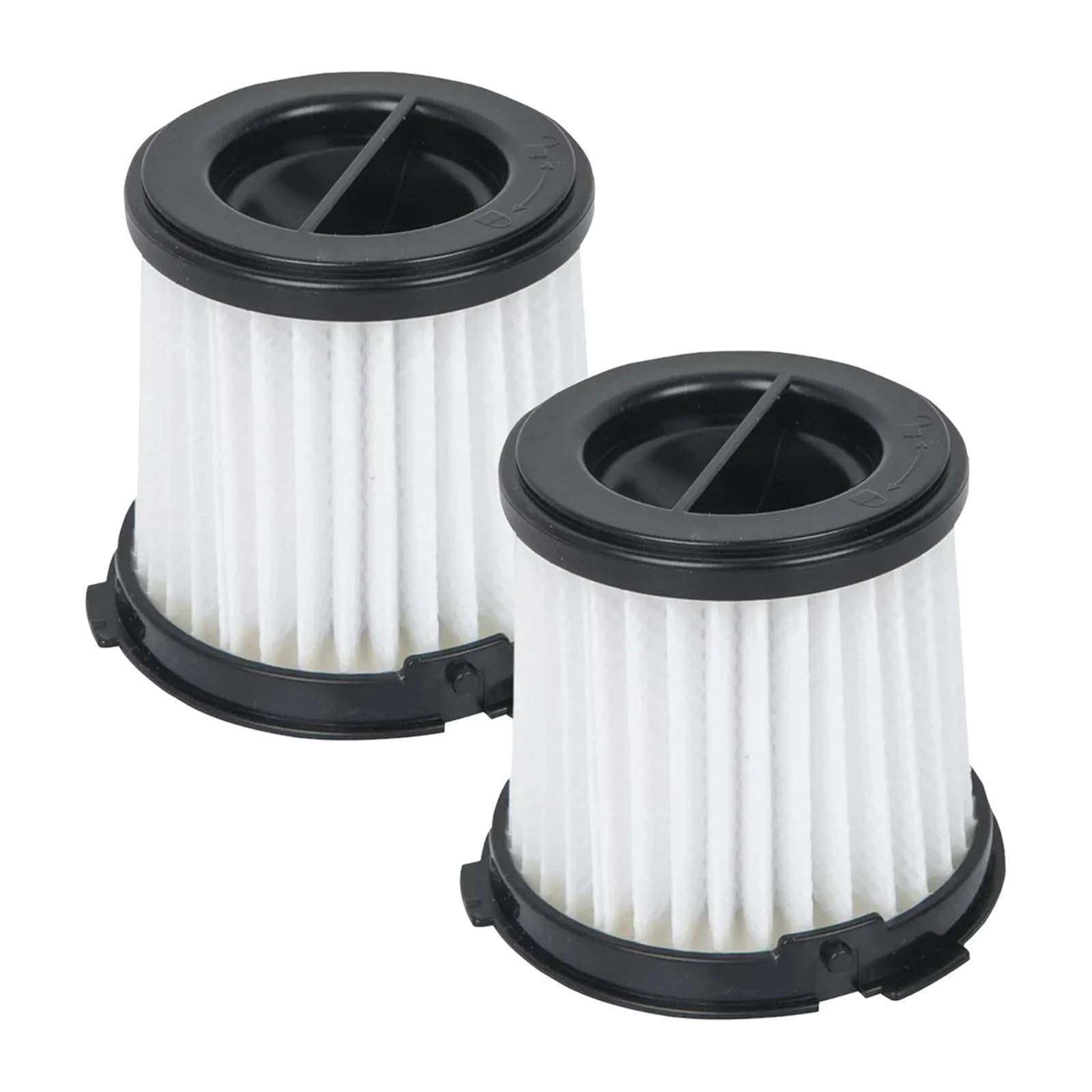 WA6077 HEPA Filters，Compatible For WORX，Compatible For CUBEVAC，WX030 Compact Portable Vacuum Cleaner Accessories Filter Replacement(2pcs)
