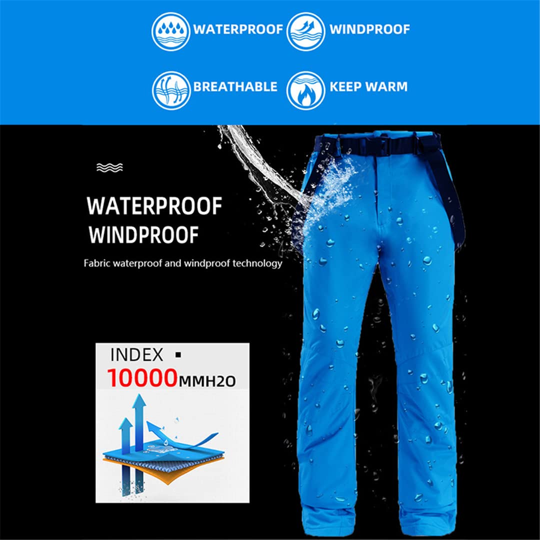 2022 Style Jeans Snowboardhose Hosenträger Denim Skihose Herren Skate Snowboard Thermo Skihose