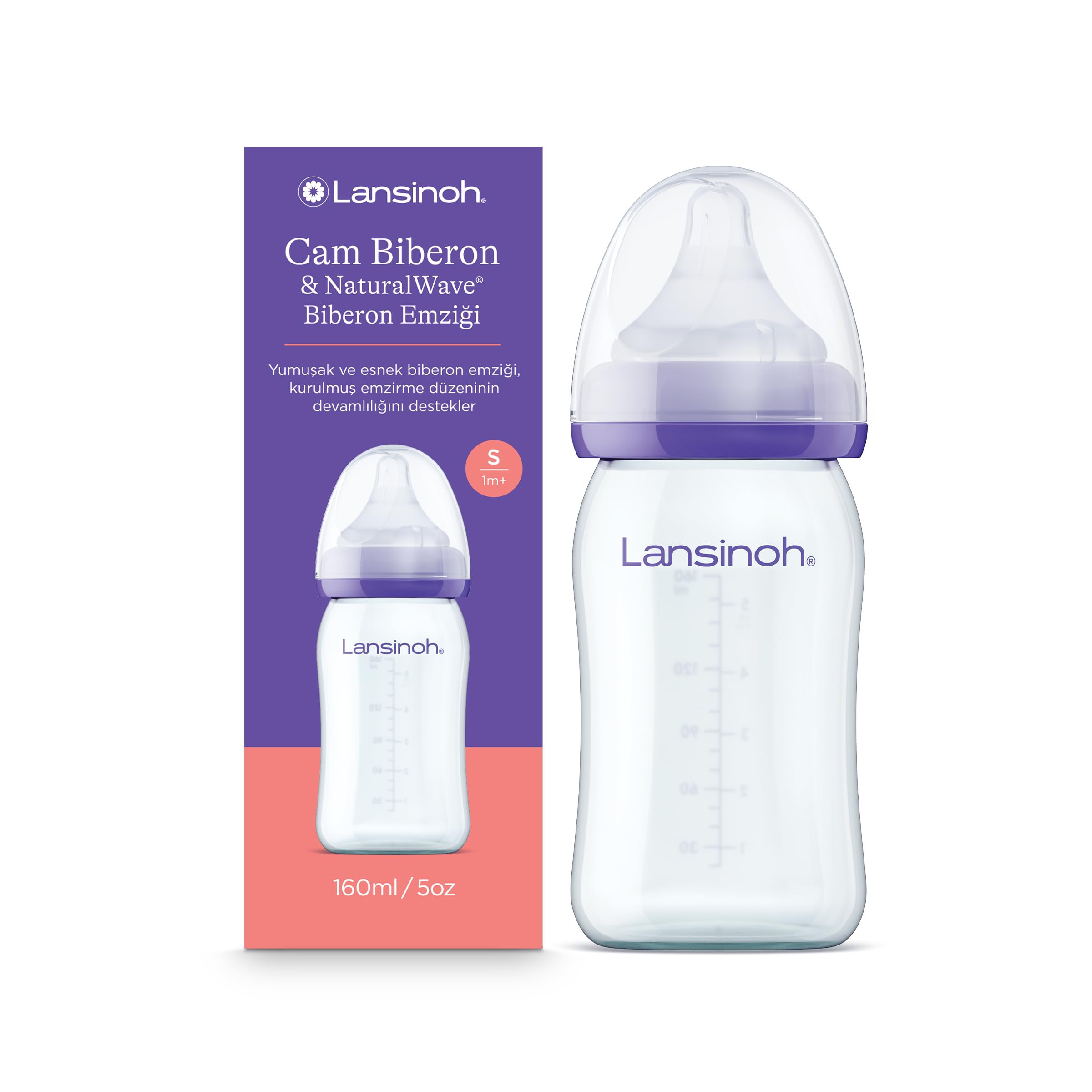 Lansinoh Cam Biberon 160 ml