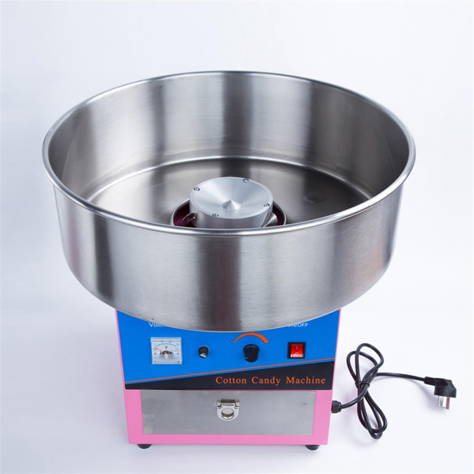 Fritteusen, Vollautomatische Zuckerwattemaschine, kommerzieller mobiler Stand, elektrisch, for kleine Kinder, Haushalt, Sonderangebote