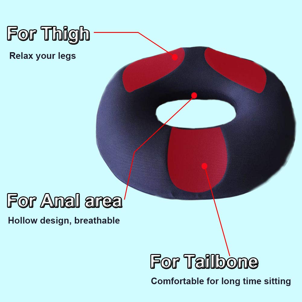 Coussin Orthopédique En Mousse à Mémoire De Forme - Soulagement Coccyx, Sciatique, Dos & Hanches - Design Ergonomique U