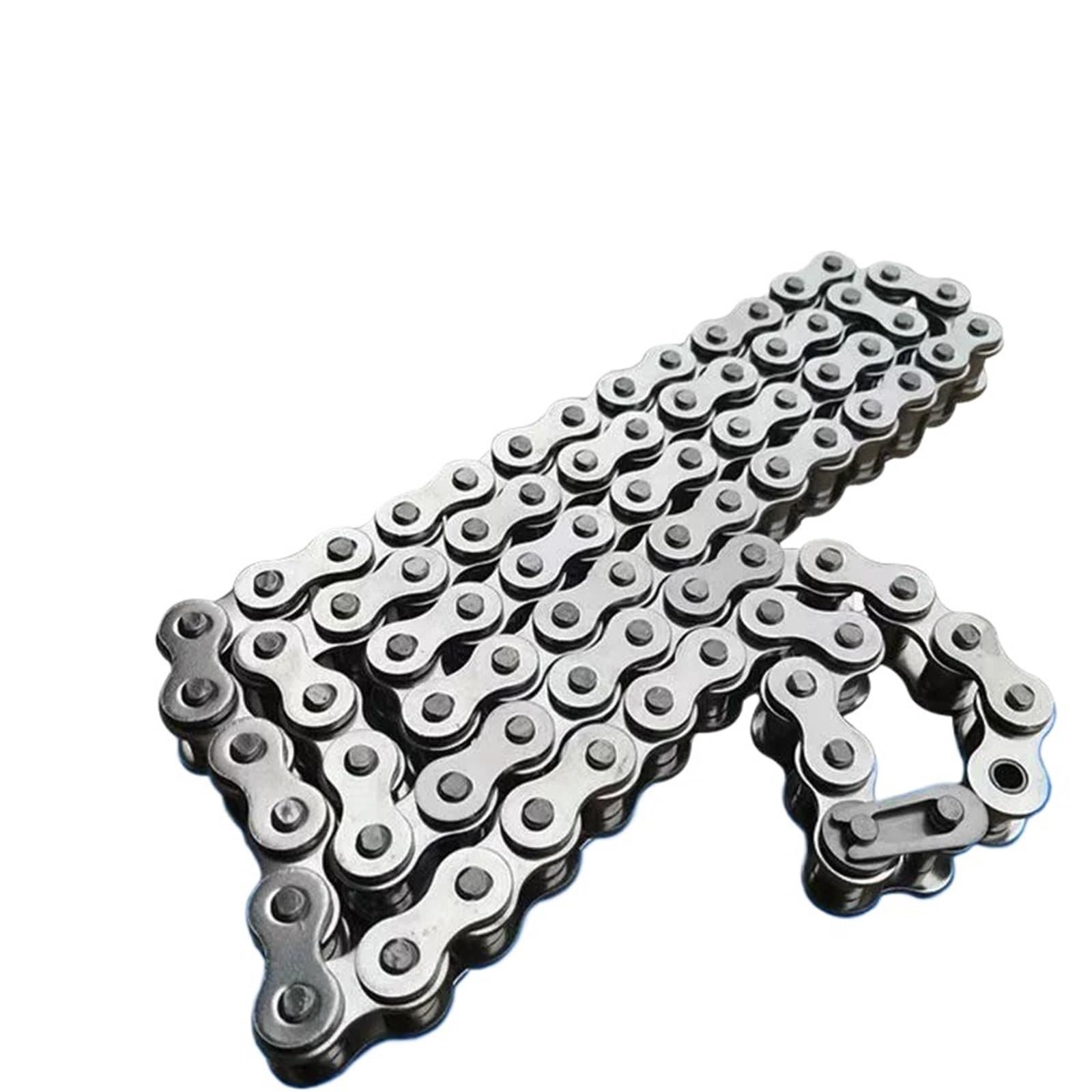 Rollenkette Aus Kohlenstoffstahl 1/1,5/5 Meter 04C-1 06B-1 08B-1 12A-1 Edelstahlkette, einreihige Kette, industrielles Rollenketten-Getriebezubehör(10A-1-1.5Meter)