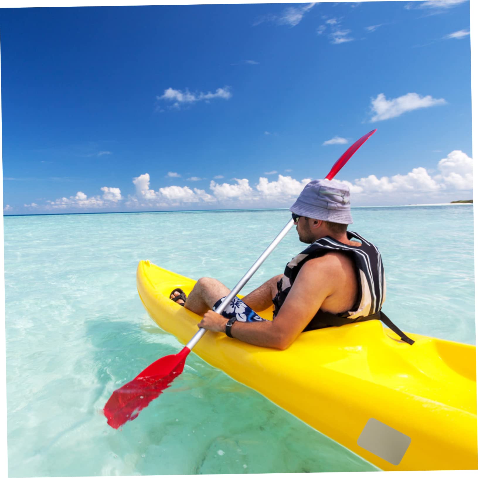 HANABASS Subvention pour La Réparation De Kayaks Patch Kayak Canoë Gonflable Kayaks Gonflables Ruban De Réparation Ruban Étanche PVC De Protection De l'environnement Light Grey