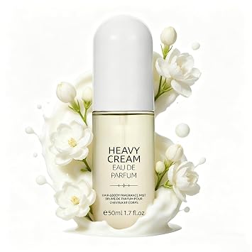 Mufeng Non-Sticky Body Perfume 50ml Alcohol-Free Floral Spray, Fresh Scent for Women White One Size