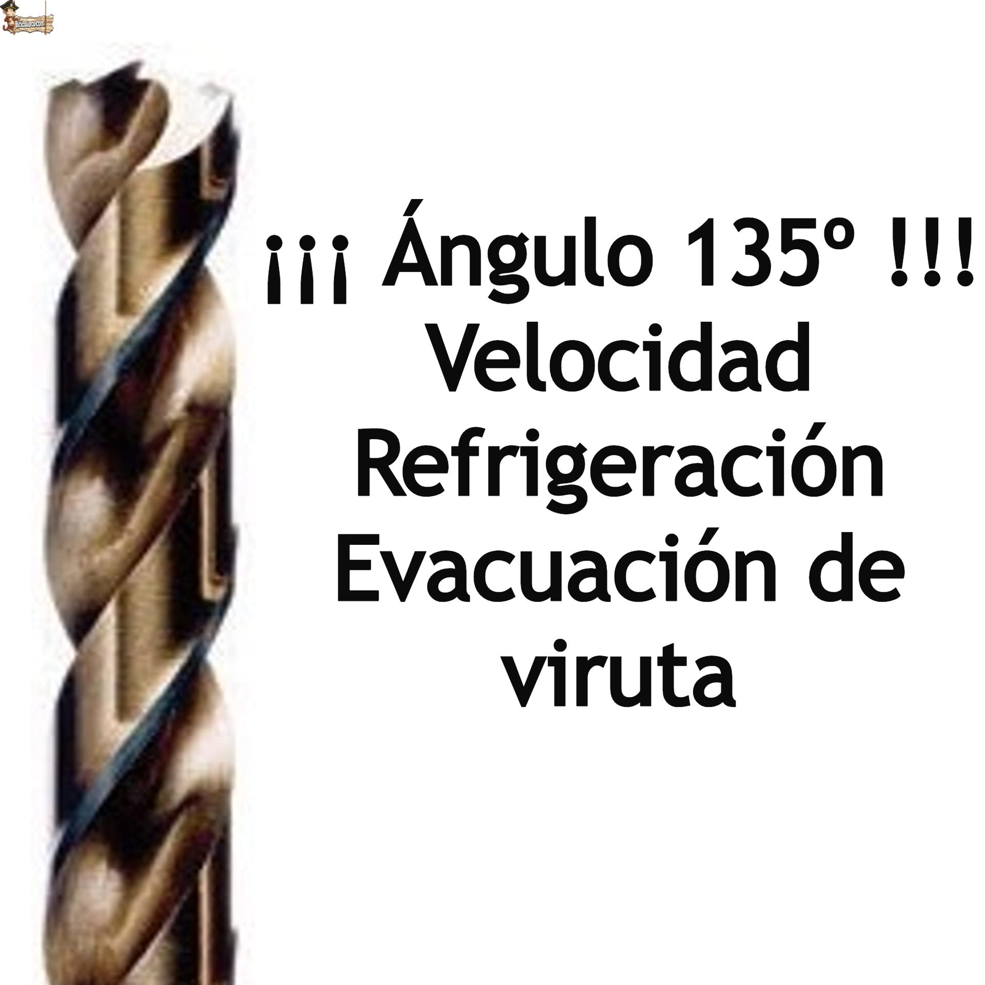BricoLoco.com Kit estuche Brocas metal acero rápido HSS-G. Juego 19 brocas mango cilíndrico antideslizante. Autocentradora. Ángulo corte 135º. Alto rendimiento industrial. (19 BROCAS (1-10x0,50))