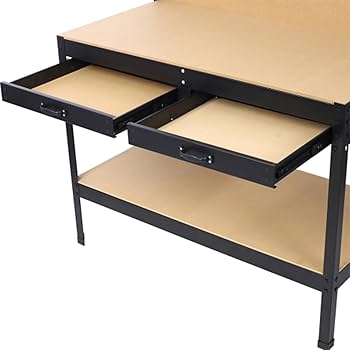 jokepr DRT WOOD MIX とNANGA限定2個セット Heavy-Duty Steel Workbench with LED Light, 59'' Tool Storage