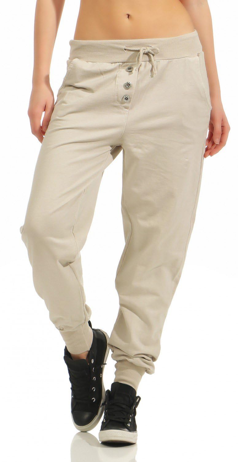 DANAEST Damen Freizeithose Sporthose Sweat Pants lang (623)