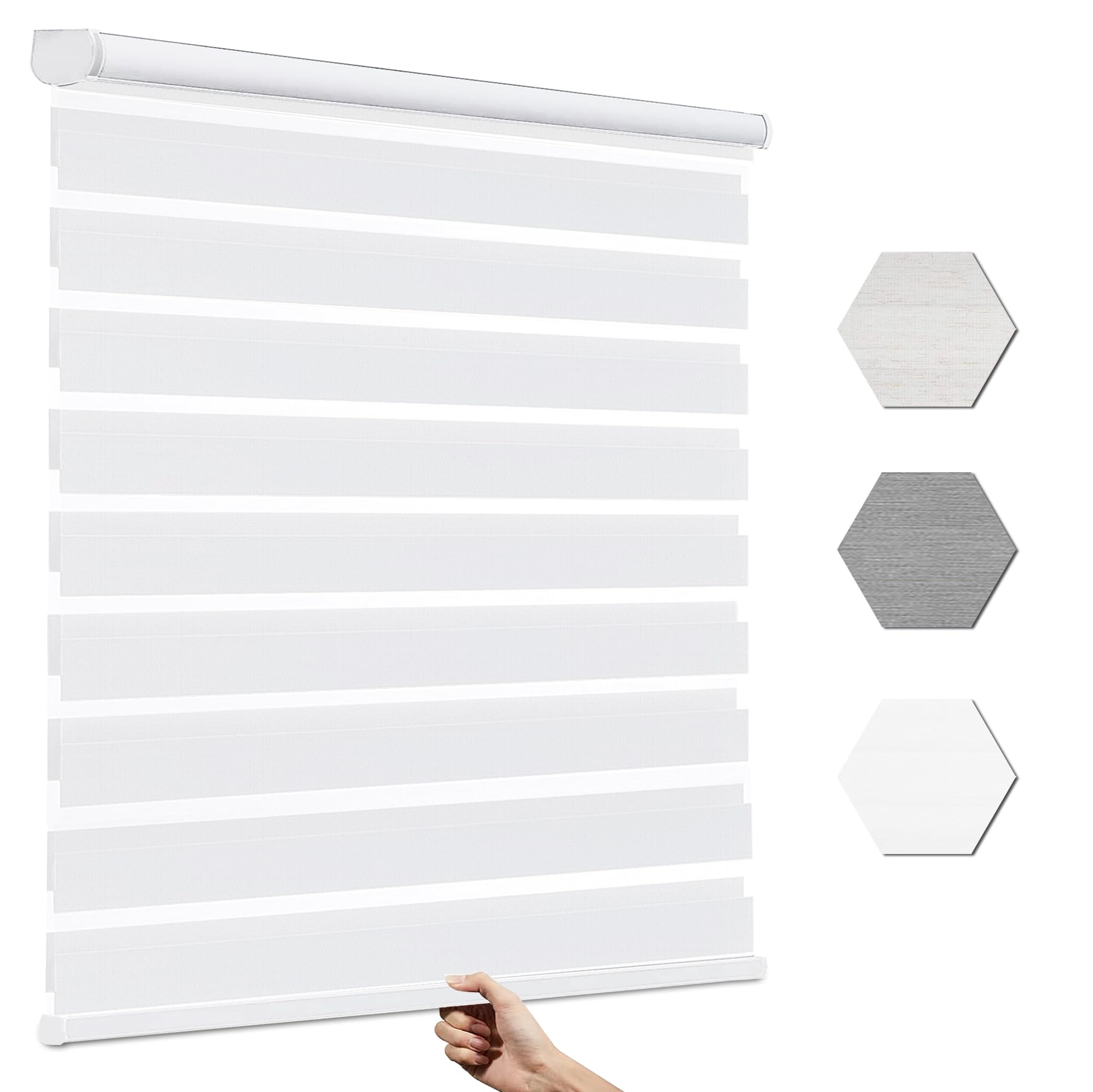 Flamax Dual Layer Cordless Zebra Roller Shades,Cordless Zebra Blinds For Windows,Cordless Zebra Shades For Windows,Window Shade,Cordless Zebra Roller Blinds,Cordless Roller Shades,Window Roller Shades