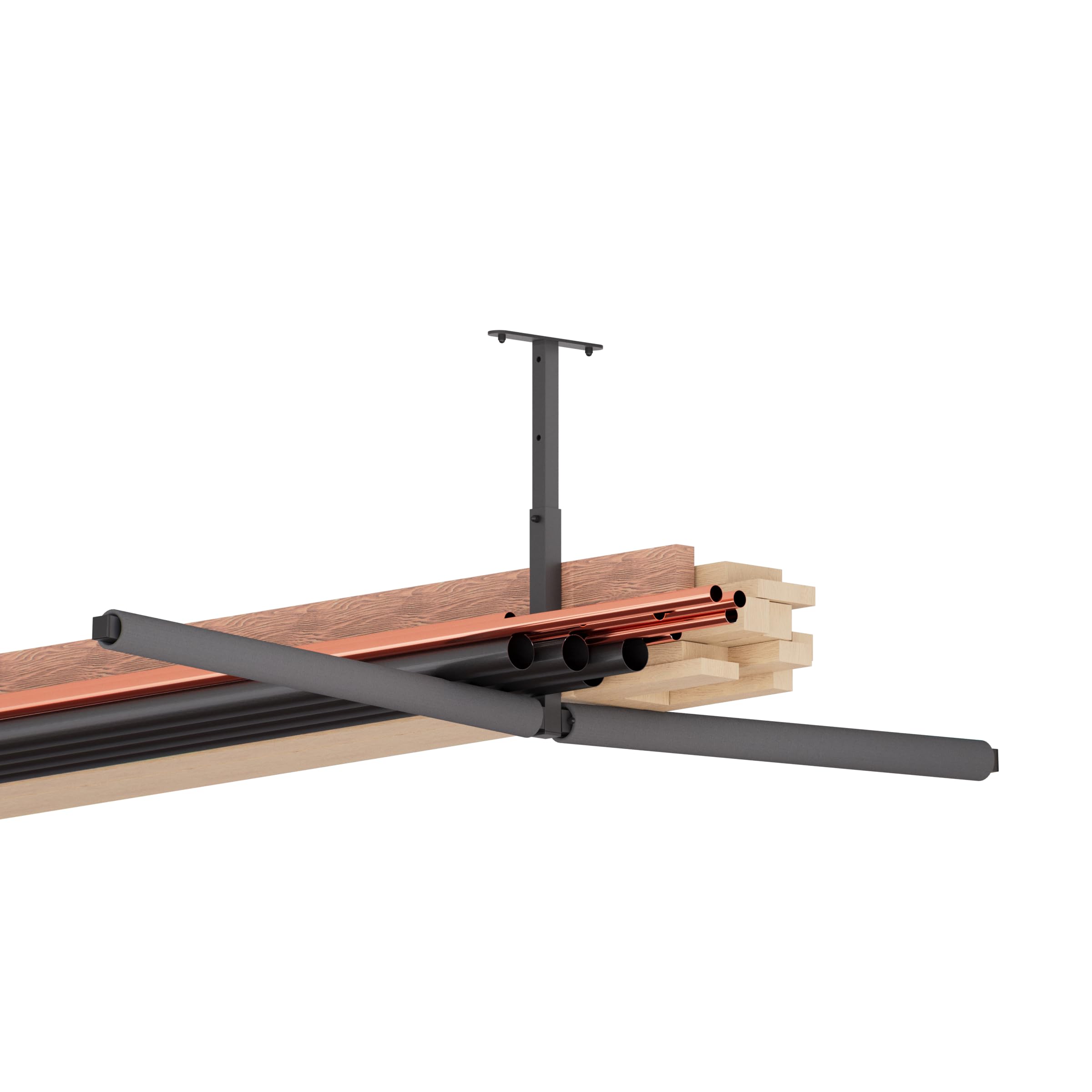 QLS Deckenhaken Hängeregale Doppelpack