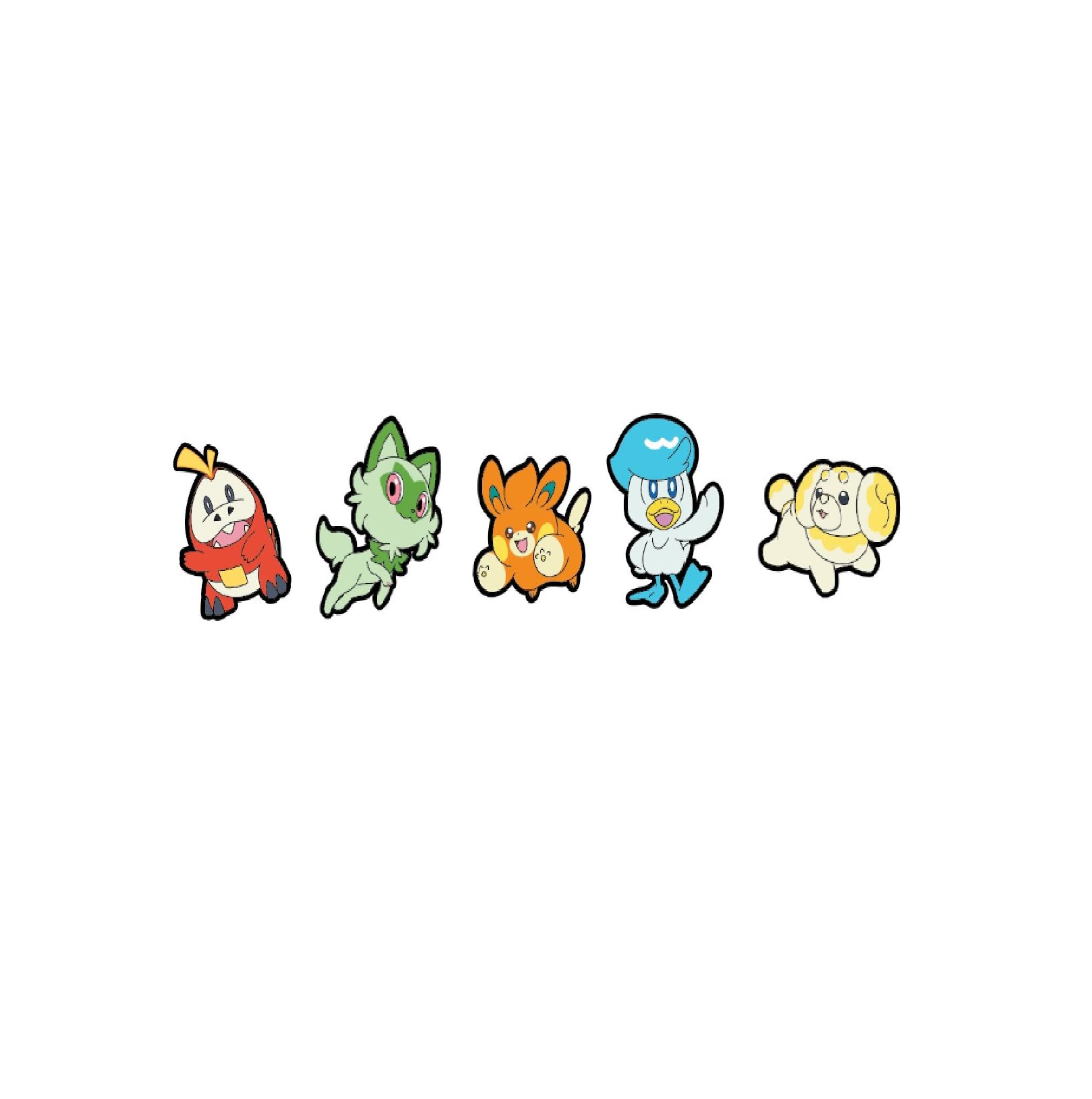 Crocs Jibbitz Pokémon zawieszki do butów, Paldea, 5-Pack