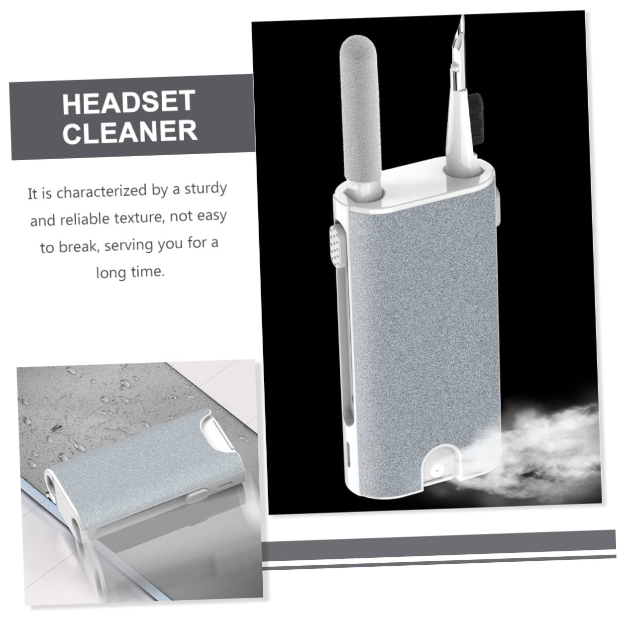 STOBOK Kit De Limpieza De 5 Herramientas Versátiles. Compre Un Limpiador De Oídos Y Un Limpiador De Auriculares para Limpiar Auriculares. Kit De Suministros De Oficina.