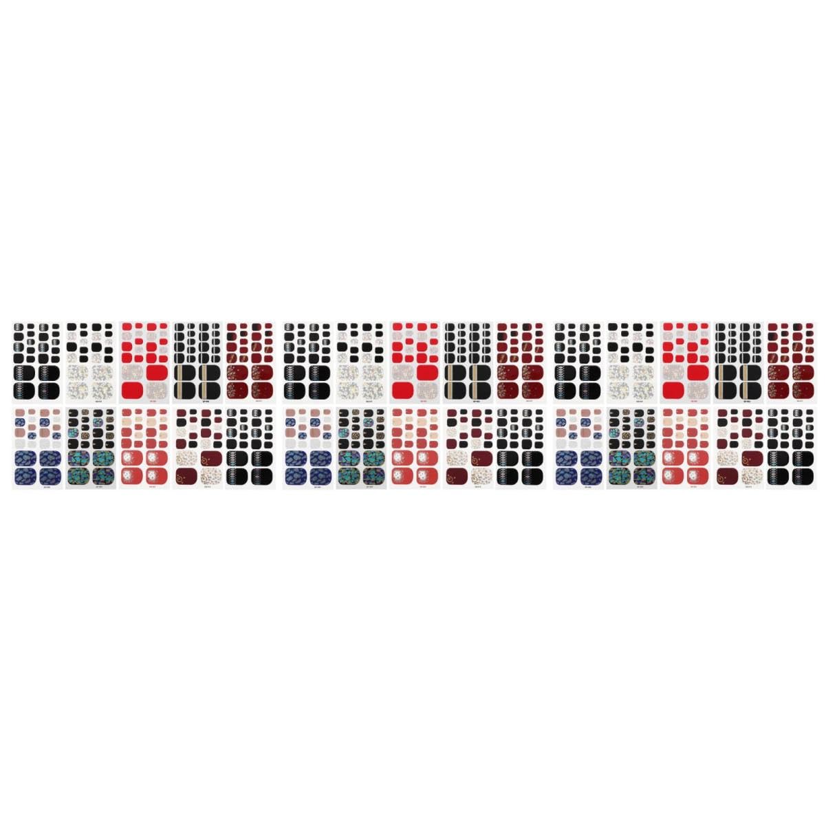 3 Set Adesivi Per Unghie Decorazioni Colorate Per Design Creativo Per E Speciali Sicuri 12 Pezzi*3