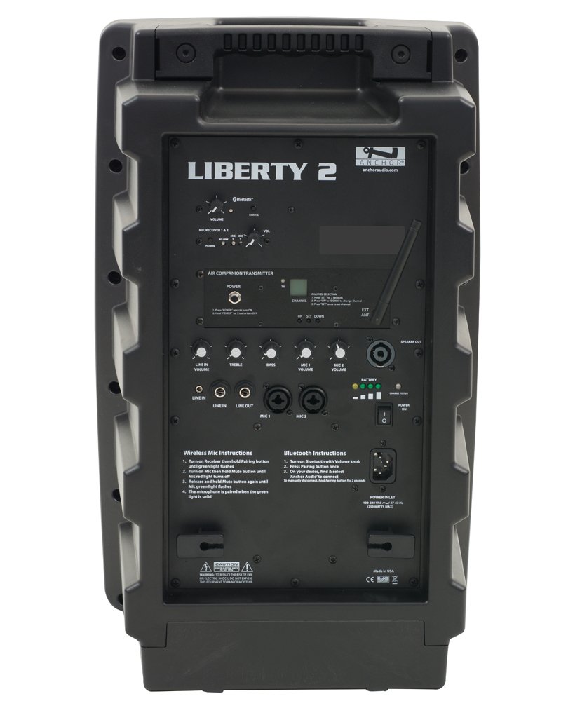 Anchor Audio Liberty 2 Wireless Deluxe AIR Package 2 with LIB2-AIR Speaker & 2X WH-Link Handheld Mic