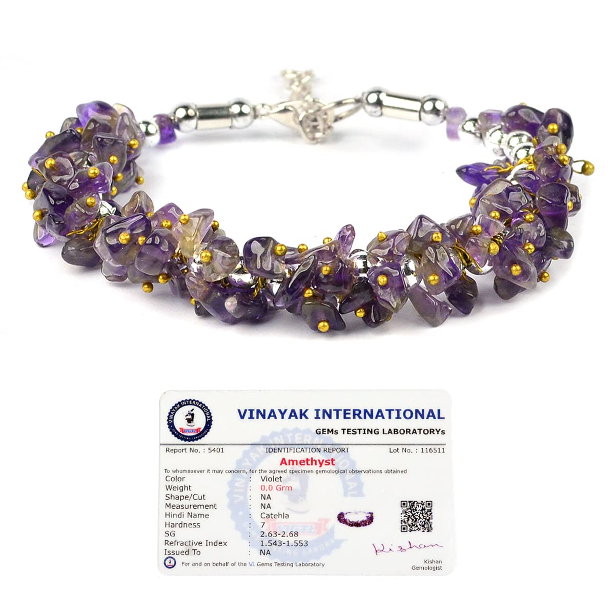 Reiki Crystal Products Certified Amethyst Bracelet Reiki Healing Crystal Stone Chip Bracelet, Charged By Reiki Grandmaster & Vastu Expert For Unisex Adult (B09SZ1TNXY) Amazon Price History, Amazon Price Tracker