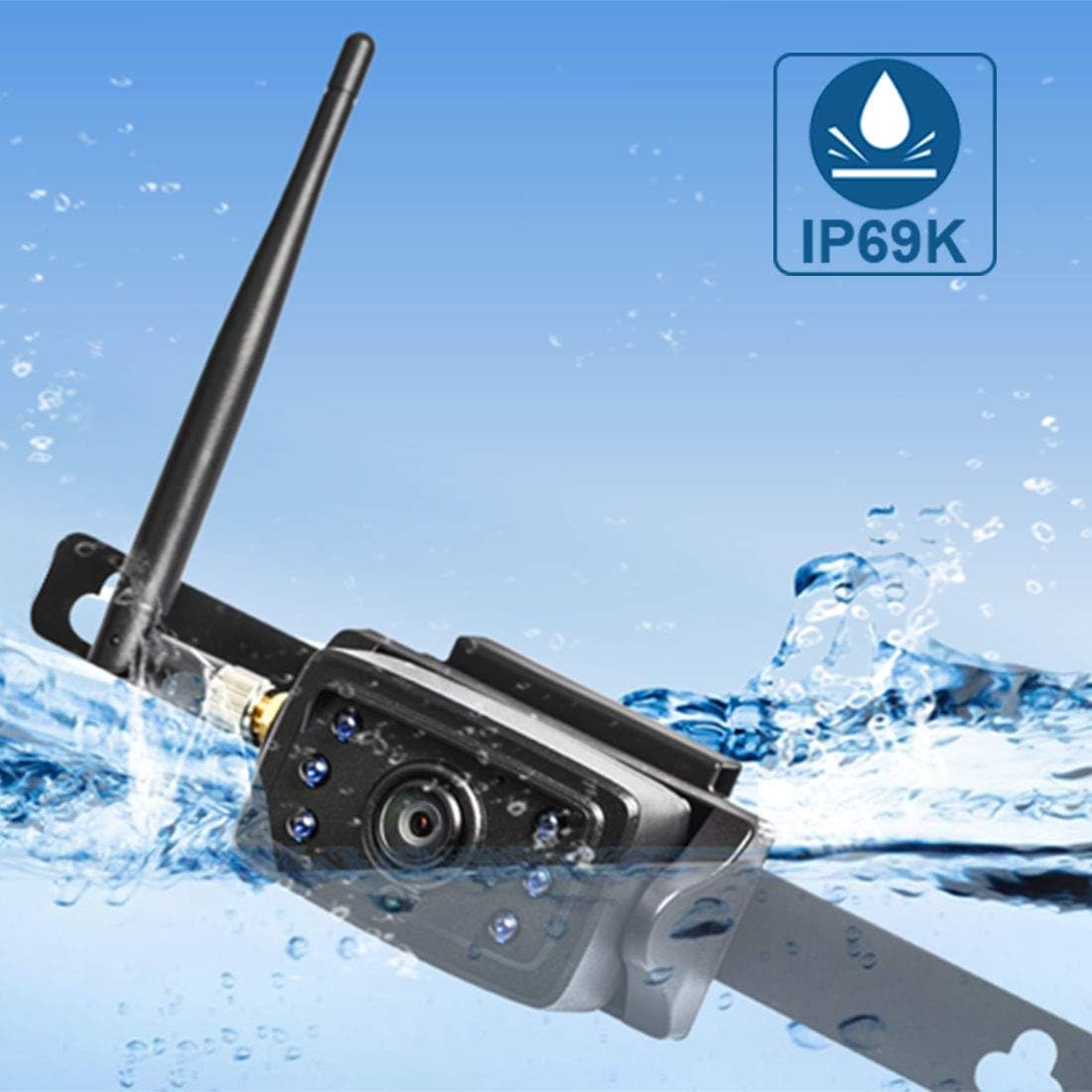 Haloview CA109 Wireless 720P High Definition License Plate Rear View Camera Hitch Camera for MC7108/MC5111