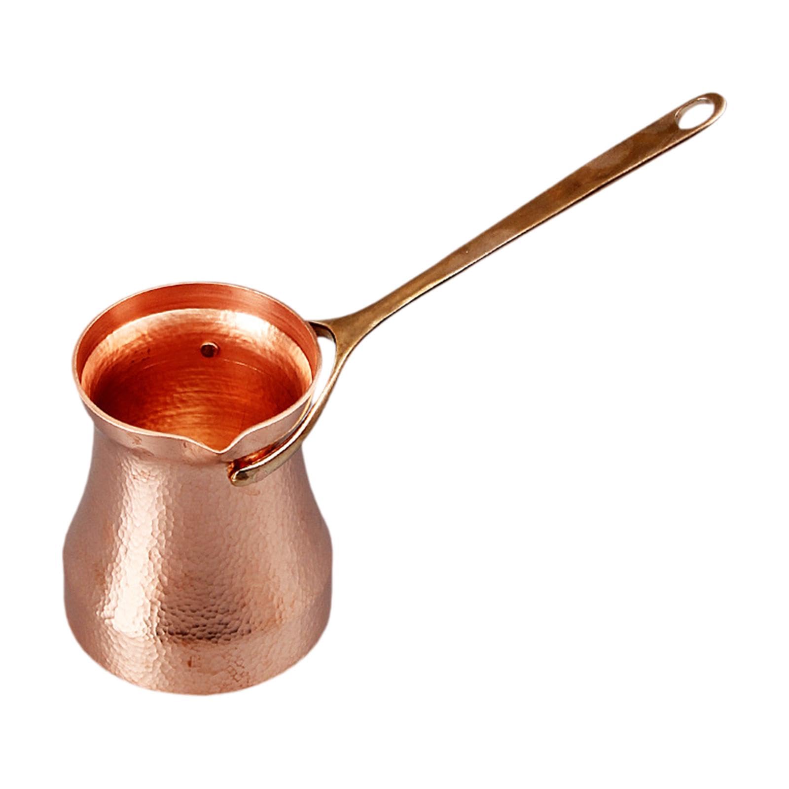 Turecki dzbanek do kawy, tradycyjny, ręcznie wykonany dzbanek do herbaty premium z metalowym uchwytem, wyposażenie, dzbanek do kawy, dzbanek do kawy, styl B, 400 ml