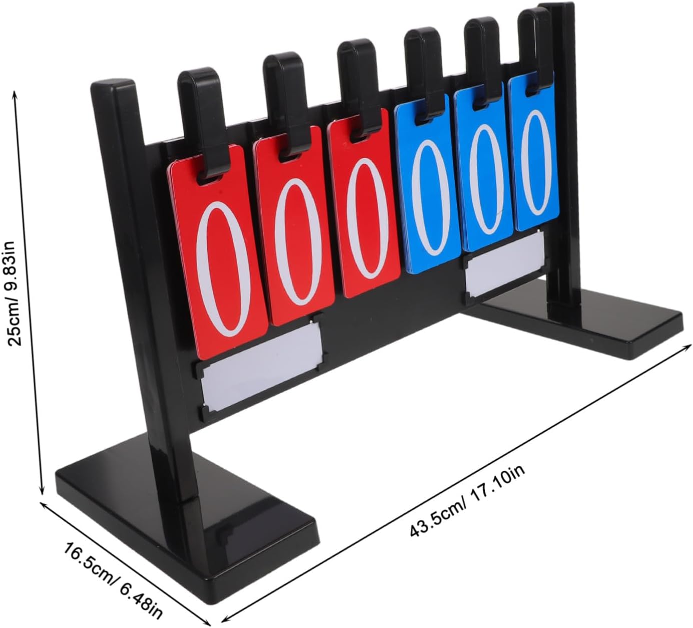 Multi-Sport Scoreboard Flip Score Keeper Weatherproof Upright Display for Basketball Soccer Tennis Volleyball Baseball Games and Classroom Activities
