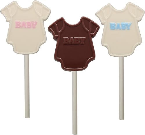 Miniatura 3 de Cybrtrayd Baby Outfit Lollipop - Molde de caramelo de chocolate con instrucciones de moldeo (idioma español no garantizado)