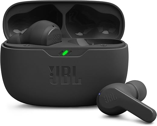 JBL Wave Beam in-Ear Wireless Earbuds (TWS) with Mic,App for Customized Extra Bass Eq,32 Hours Battery&Quick Charge,Ip54 Water&Dust...