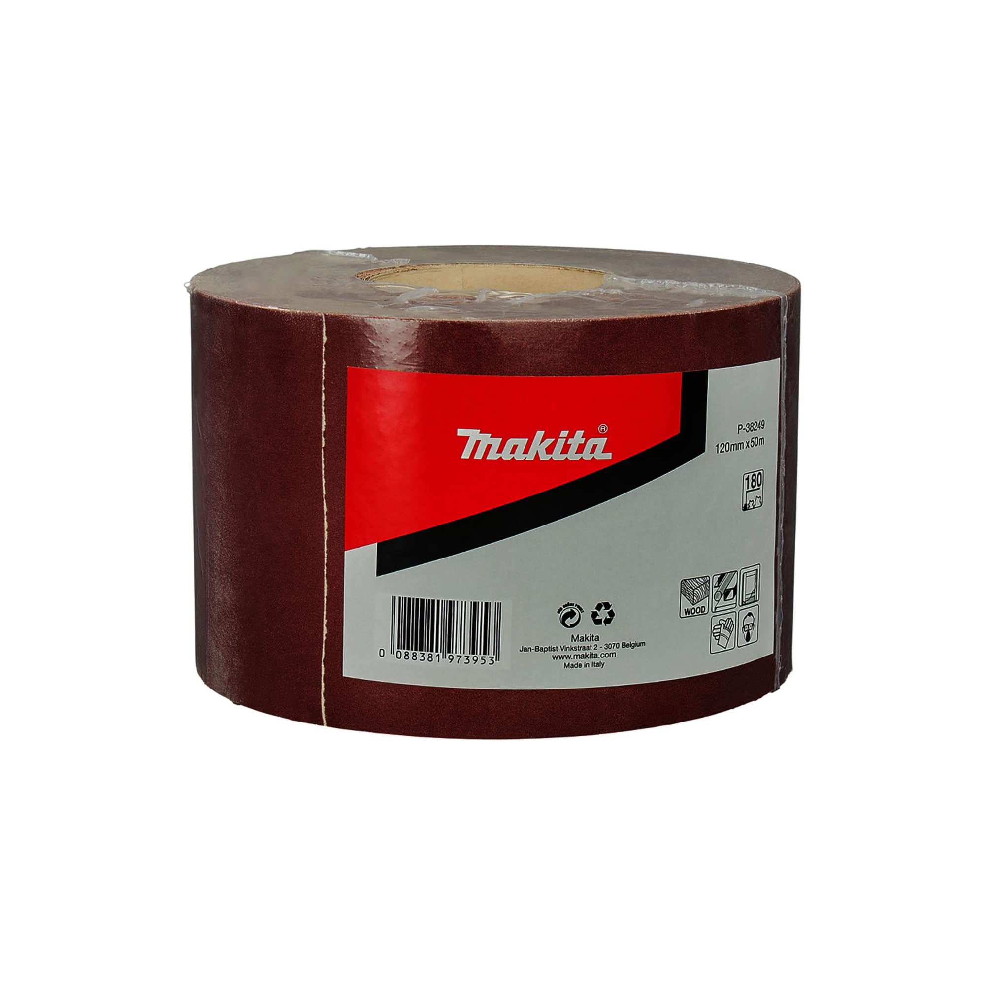 Makita Schleifpapier Rolle, 120 mm x 50 m, K180, P-38249