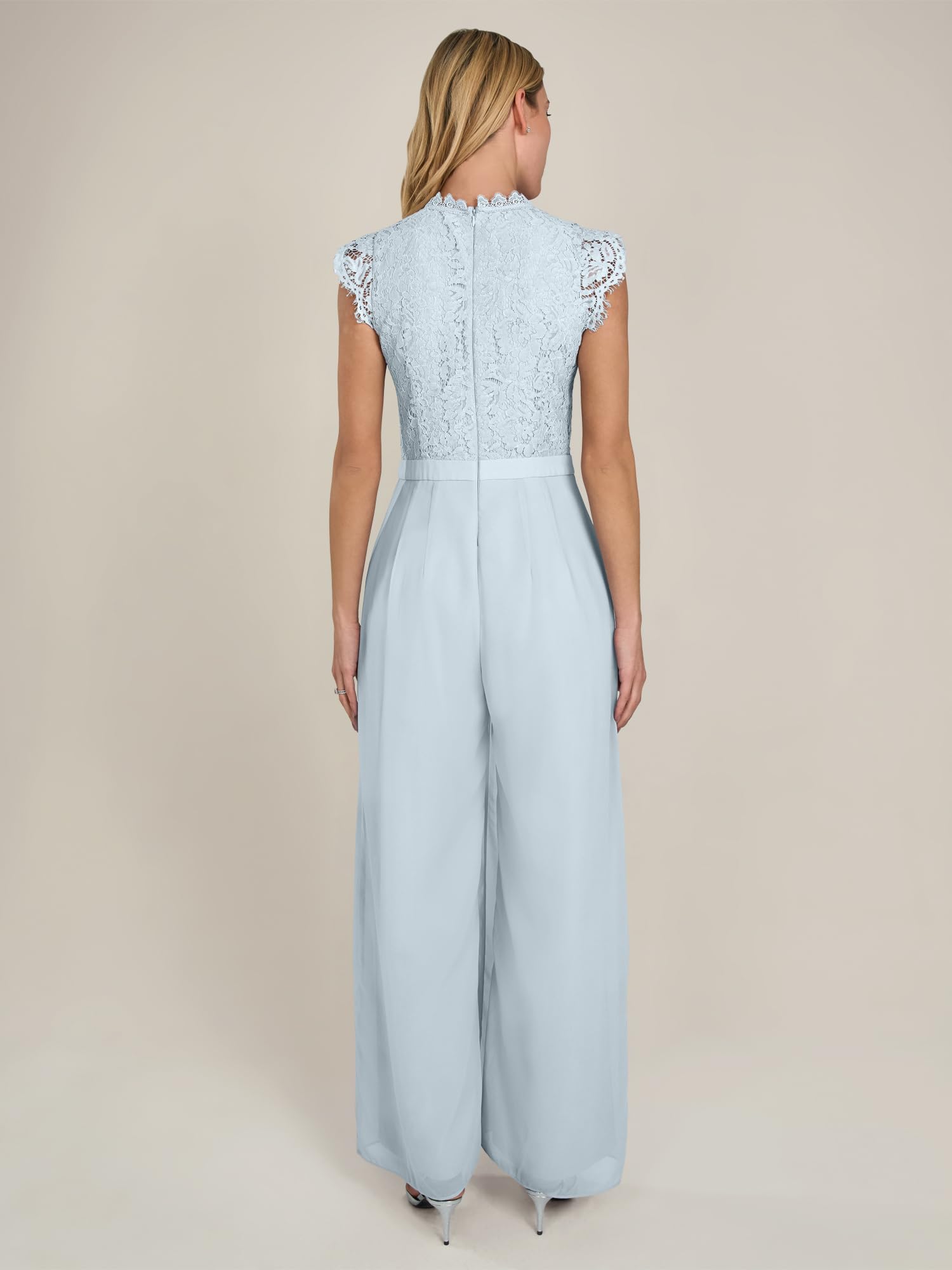 APART Fashion Damen Overall mit Spitzenoberteil Overalls