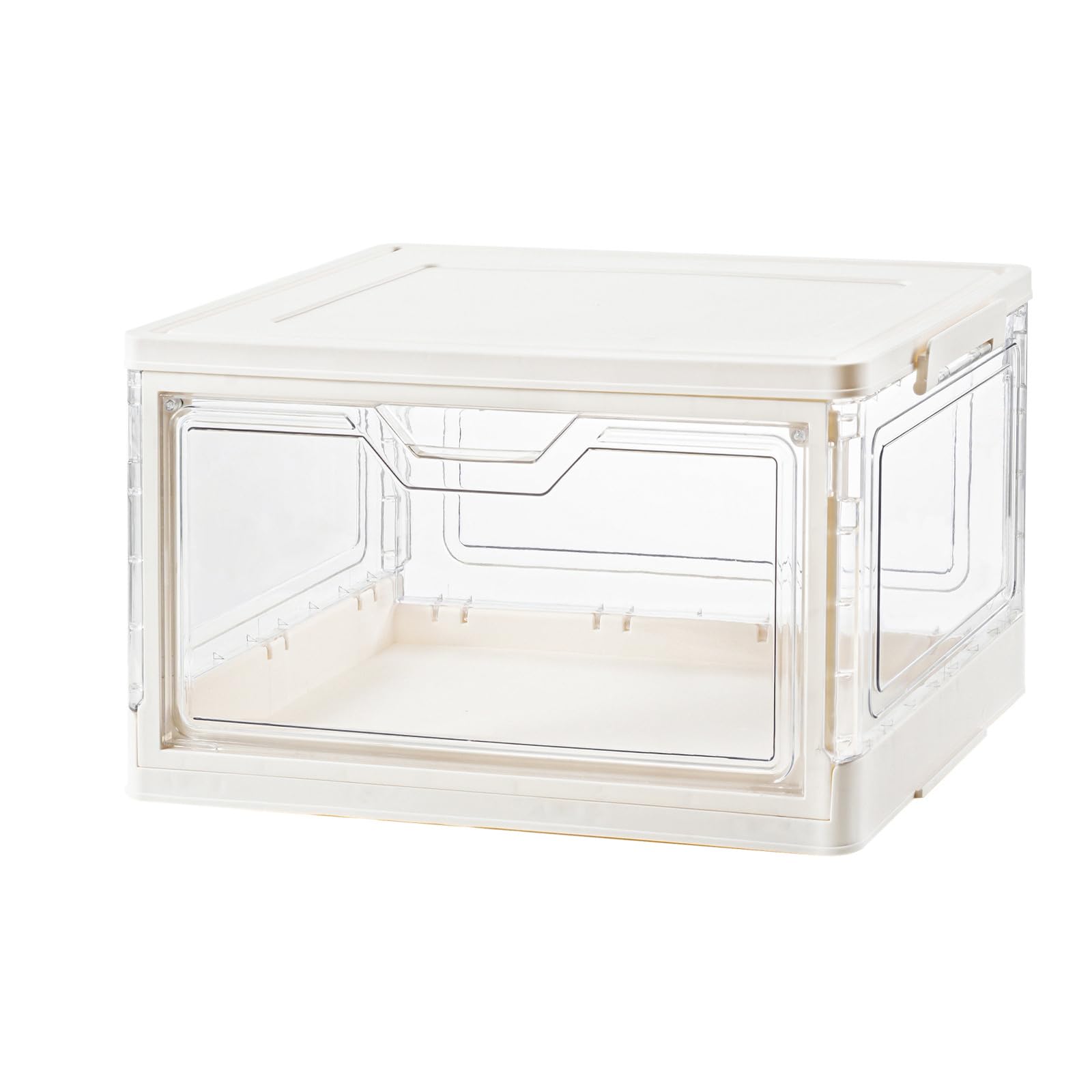 Attractive Pliable Cabinet Collapsing Storage Planner Highlighting Space Saving Plan ABS Polystyrene Home Container Modern Pliable Storage Box with Multiple Compartments Attractive Ending for ABS