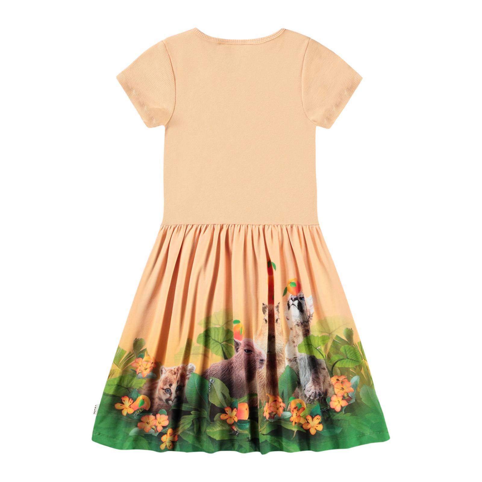 Molo Mädchen Kleid Cissa Jungle Games GOTS