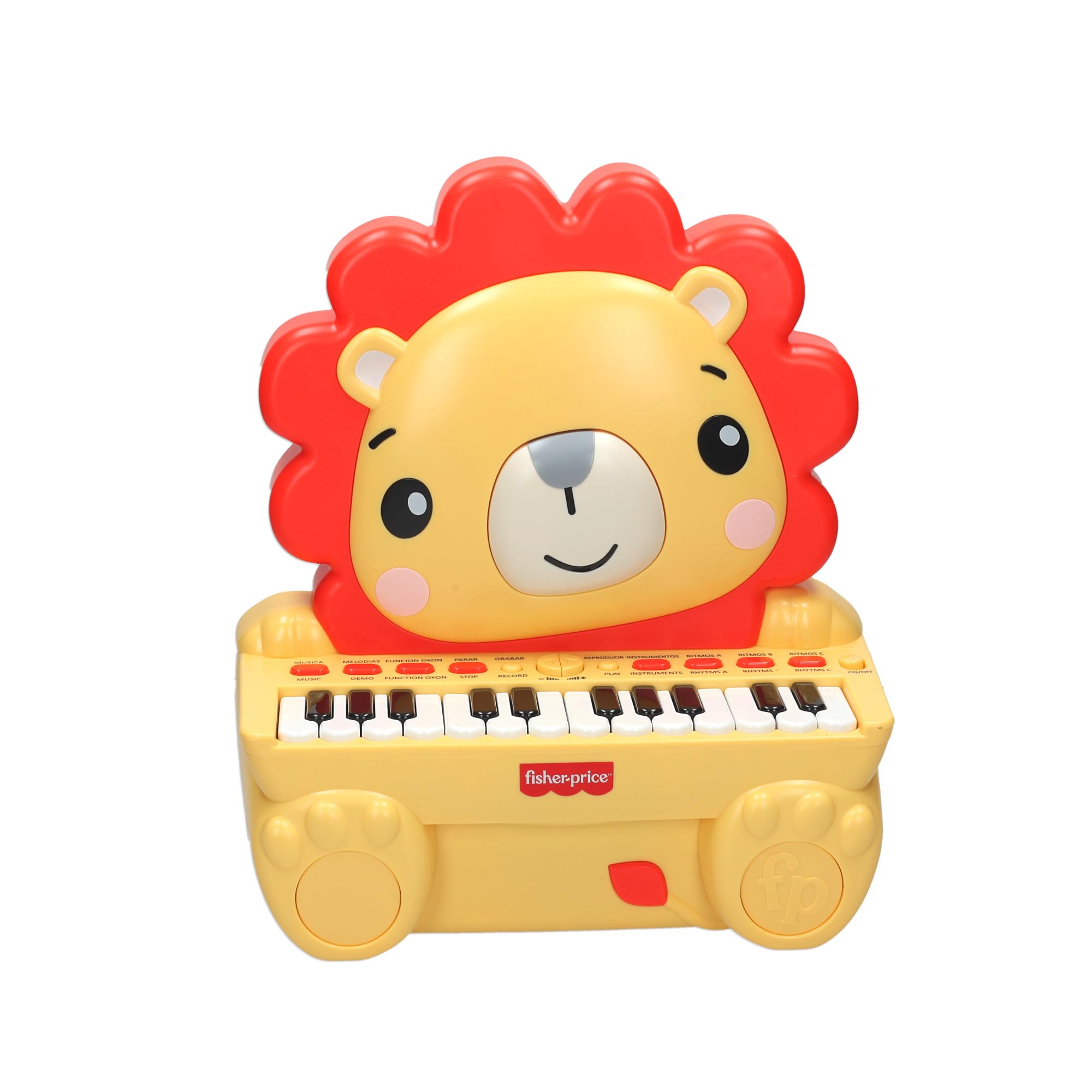 Fisher-Price Piano musical León, juguete musical (Reig)