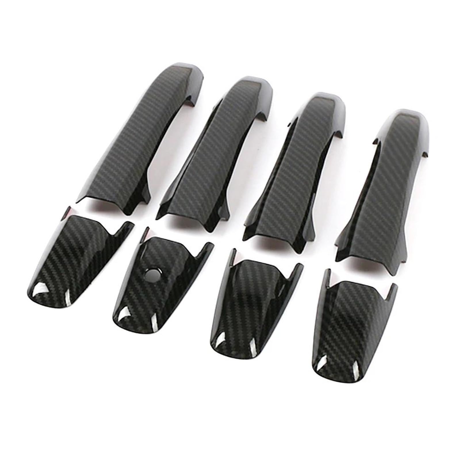Nmjlqw Fiber Color Car Door Handle Cover Decoration Trim Protection Sticker For Civic 2006-2011 8 Gen Sticker