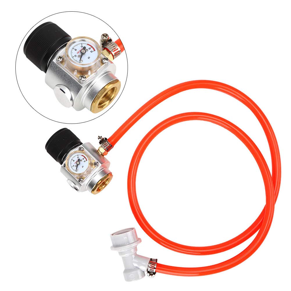 Mini Régulateur de Gaz CO2 de qualité Supérieure avec Verrouillage à Bille, Parfait pour le Brassage à Domicile et la Distribution de Fûts, 1 Pièce