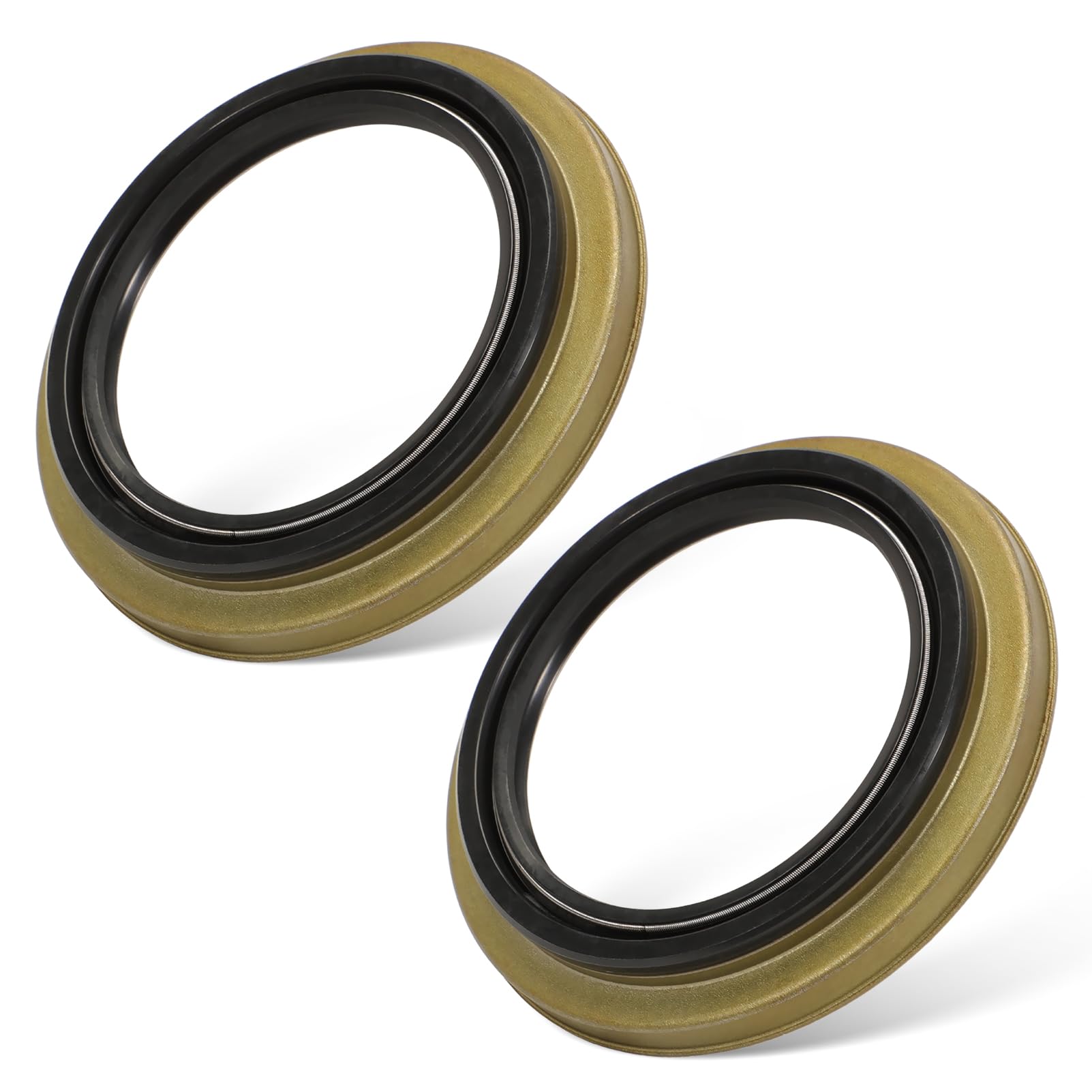 2Pcs Front Wheel Hub Oil Seal Replacement 90316-69001 for 4Runner 96-02 for Tundra 00-06 for Tacoma 95-04 for Sequoia 01-07, Front Right Bearing Replace 90316-69000