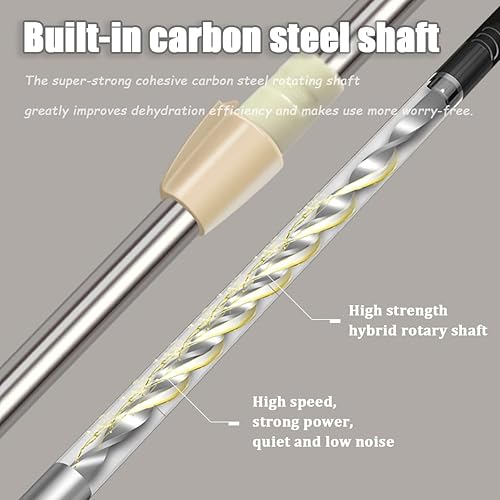 Miniatura 3 de Midremer Mango extendido de repuesto para trapeador, 60 pulgadas, rotación de 360 grados, telescópica de repuesto para sistema de limpieza de cubo