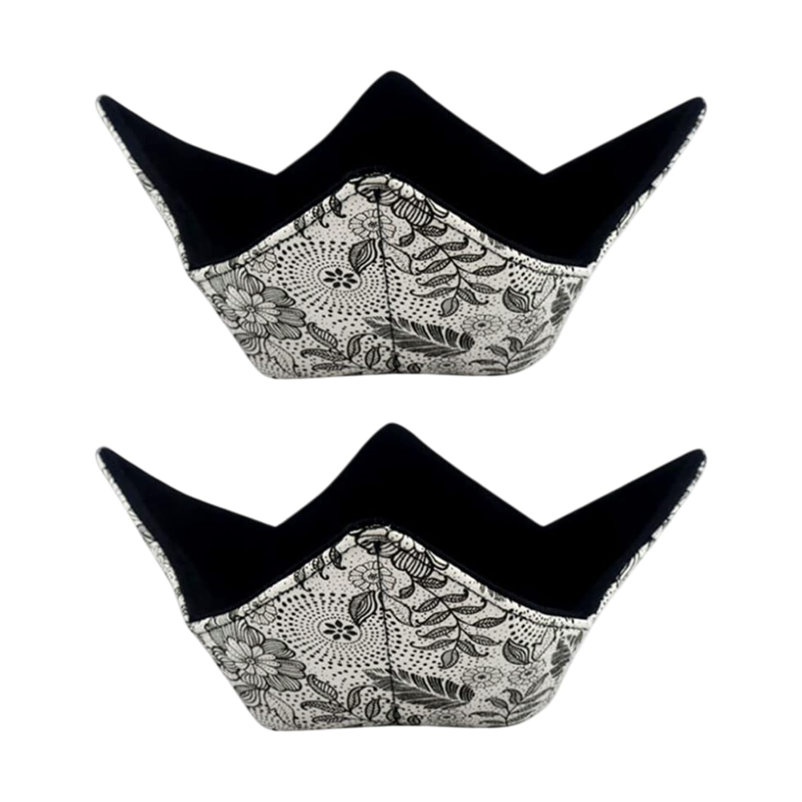 Jazuaiao Of 2 Thickened Cotton Microwave Insulated Bowl Holders for Soup Bowls Pad Foldable Kitchen Tool Multifunctional Trivets