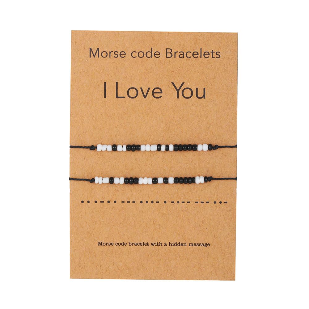 Morsecode Partner Armbänder